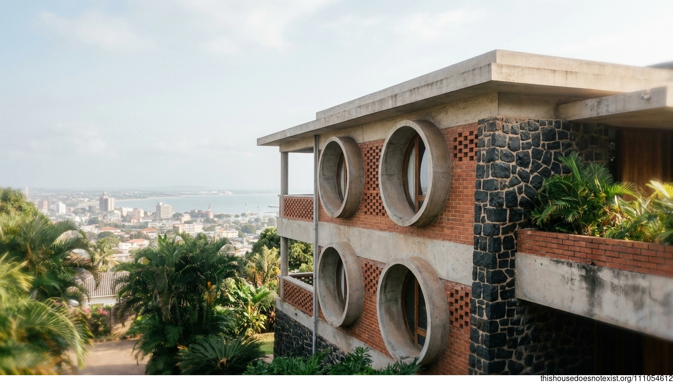 Maputo's Circular Deco Concrete Haven