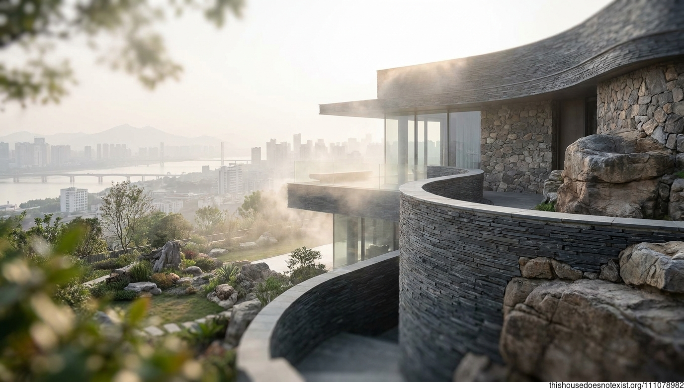 Nanchang's Curved Slate Sanctuary