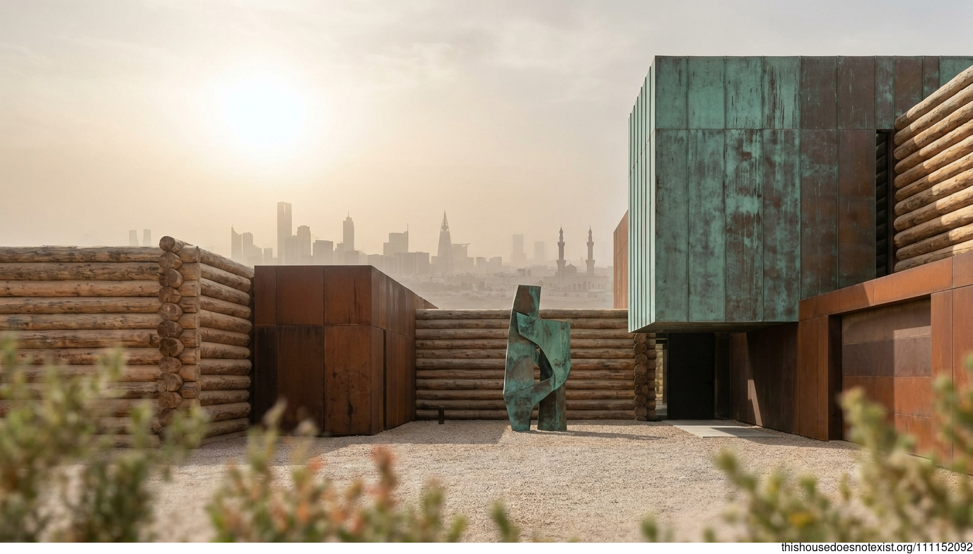 Riyadh Brutalist Cedar Vortex