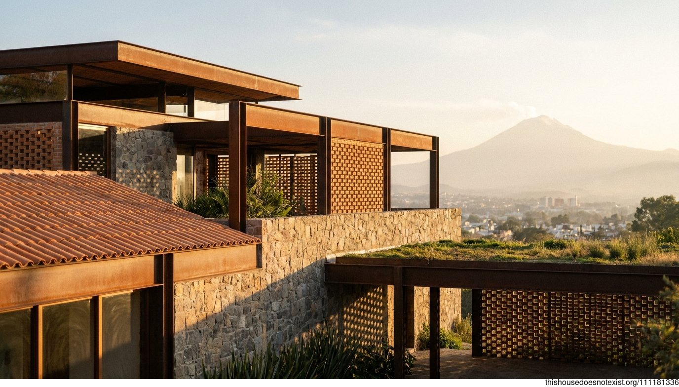 Puebla Steel Sunset Eco Haven