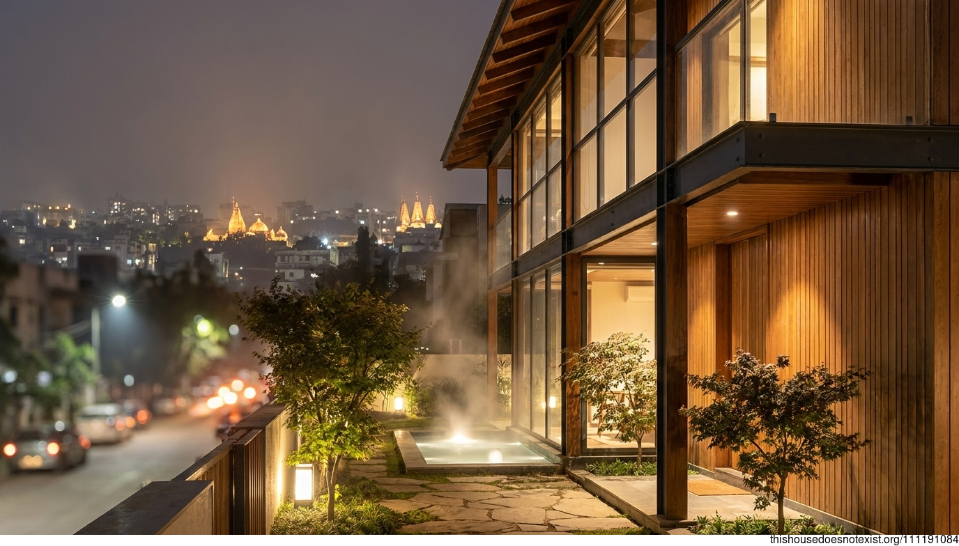 Japanese Steel Cedar Night in Ahmedabad