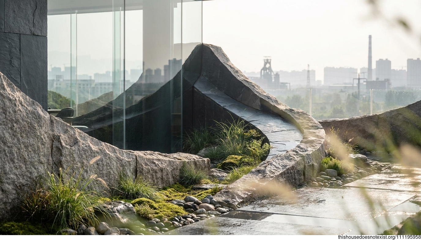 Xuzhou's Curved Granite Serenity