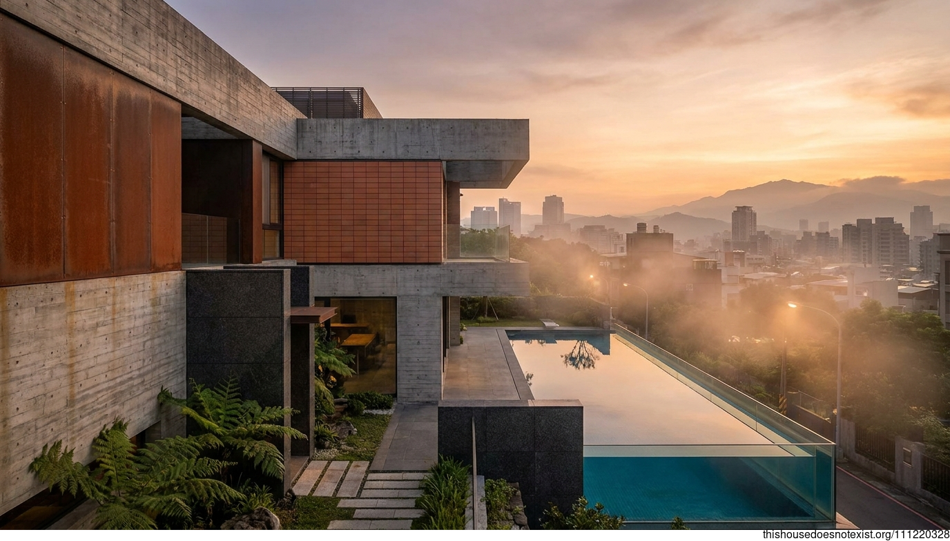 Taipei Brutalist Infinity Retreat
