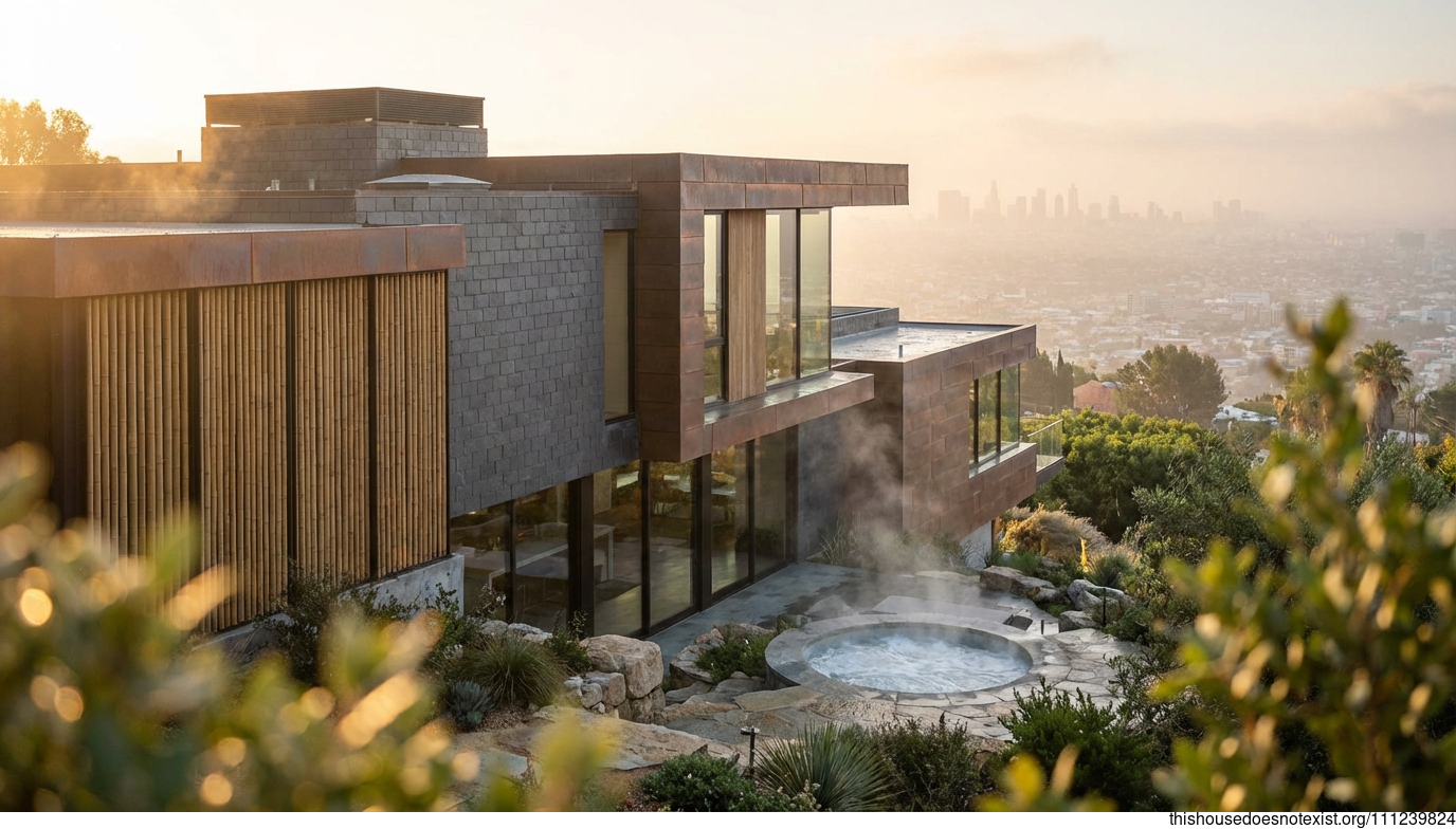 LA Sunrise Copper Jacuzzi Retreat