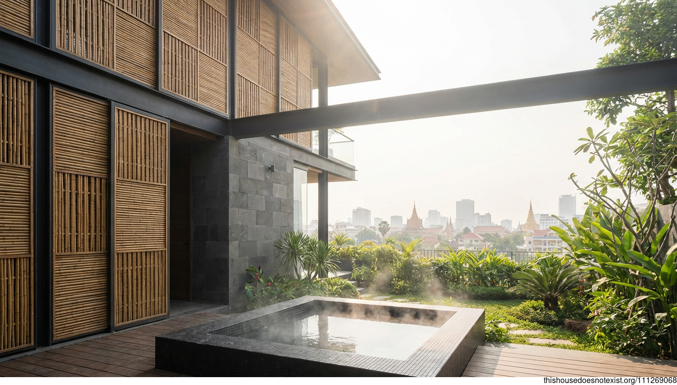 Phnom Penh's Black Bamboo Jacuzzi Haven
