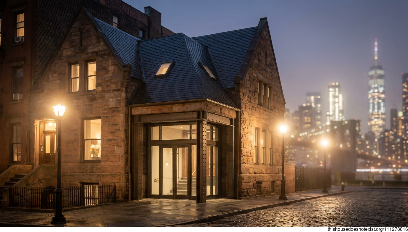 NYC Night's Circular Slate Sentinel