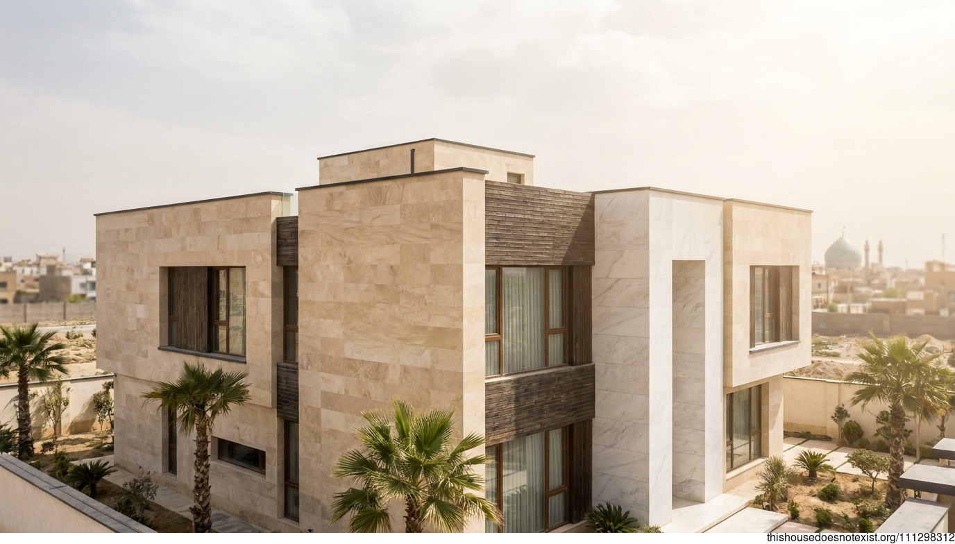 Tropical Minimalist Qom Residence