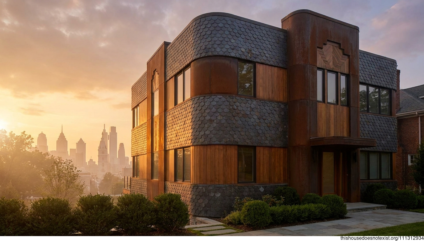 Philadelphia Deco Sunset Slate Sanctuary