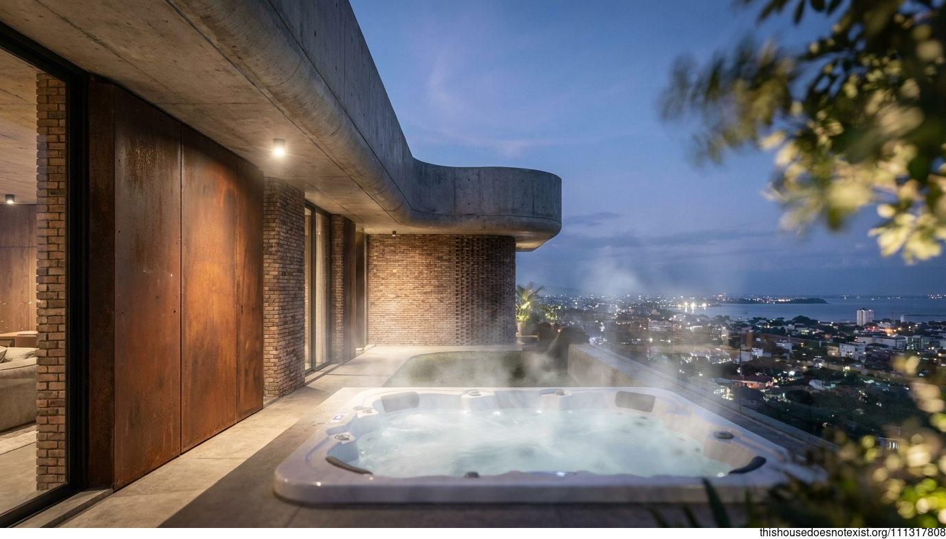 Makassar Deco Night Jacuzzi Glow