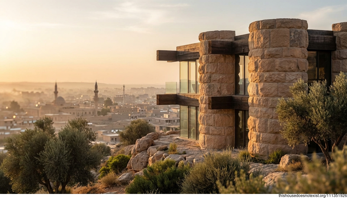 Kirkuk Brutalist Sunset Circle