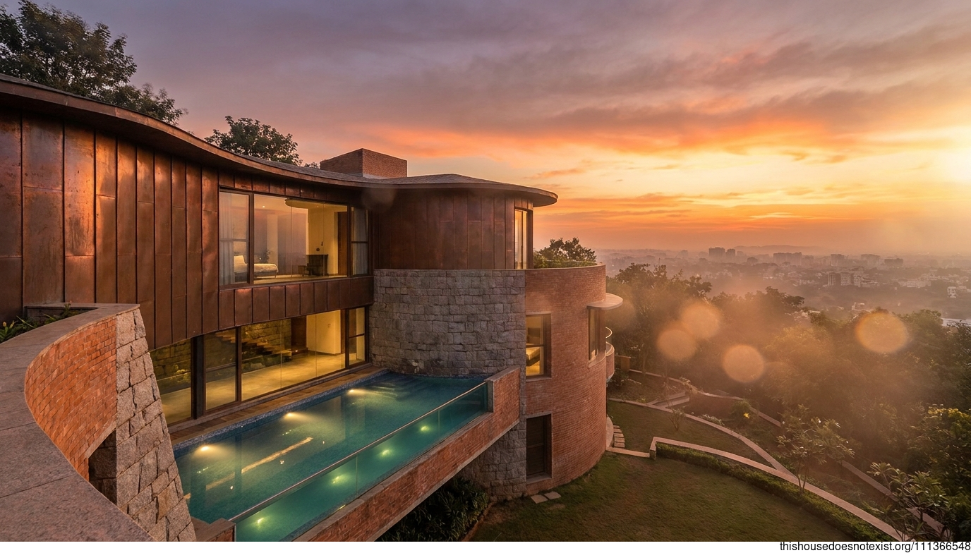 Circular Eco-Ranch Sunset Infinity