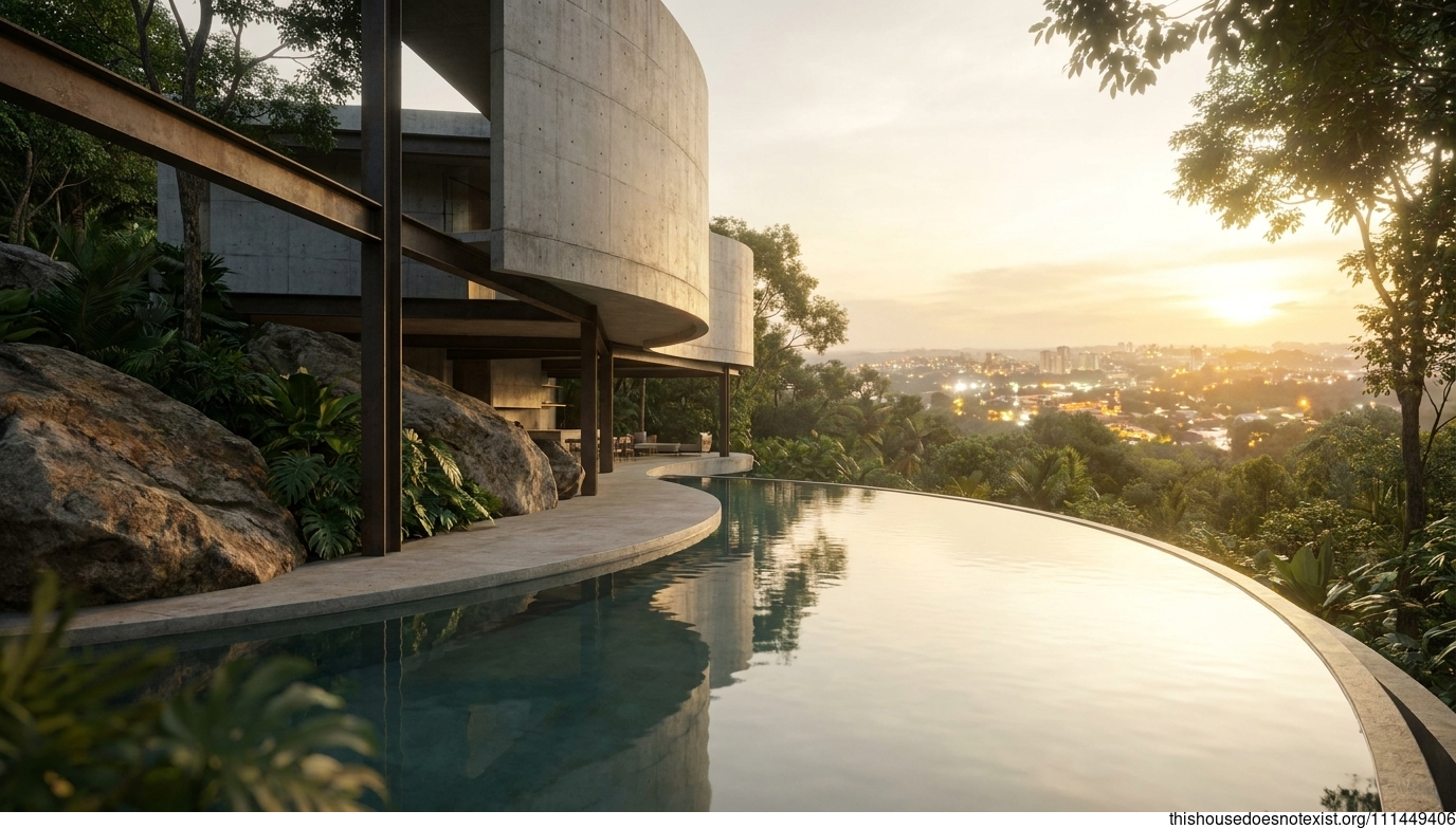 Curved Concrete Sunset