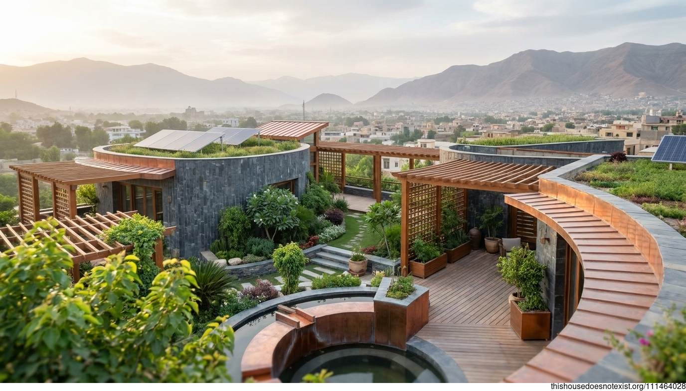 Quetta's Curved Eco Slate Sanctuary