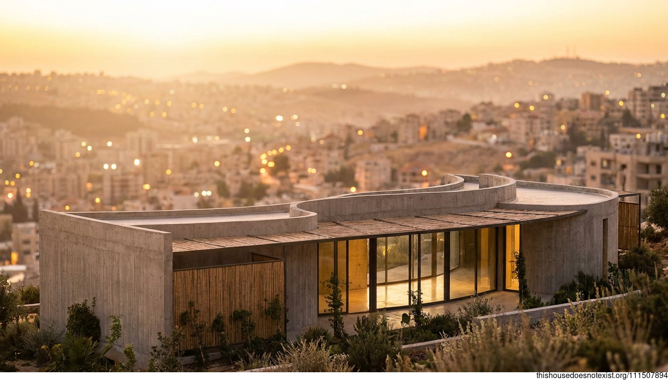 Amman Eco-Curve Sunset Minimalist