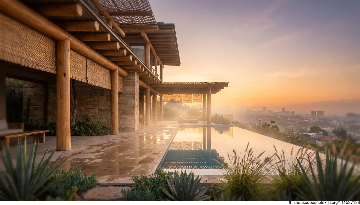 Guadalajara Sunset Bamboo Infinity Haven