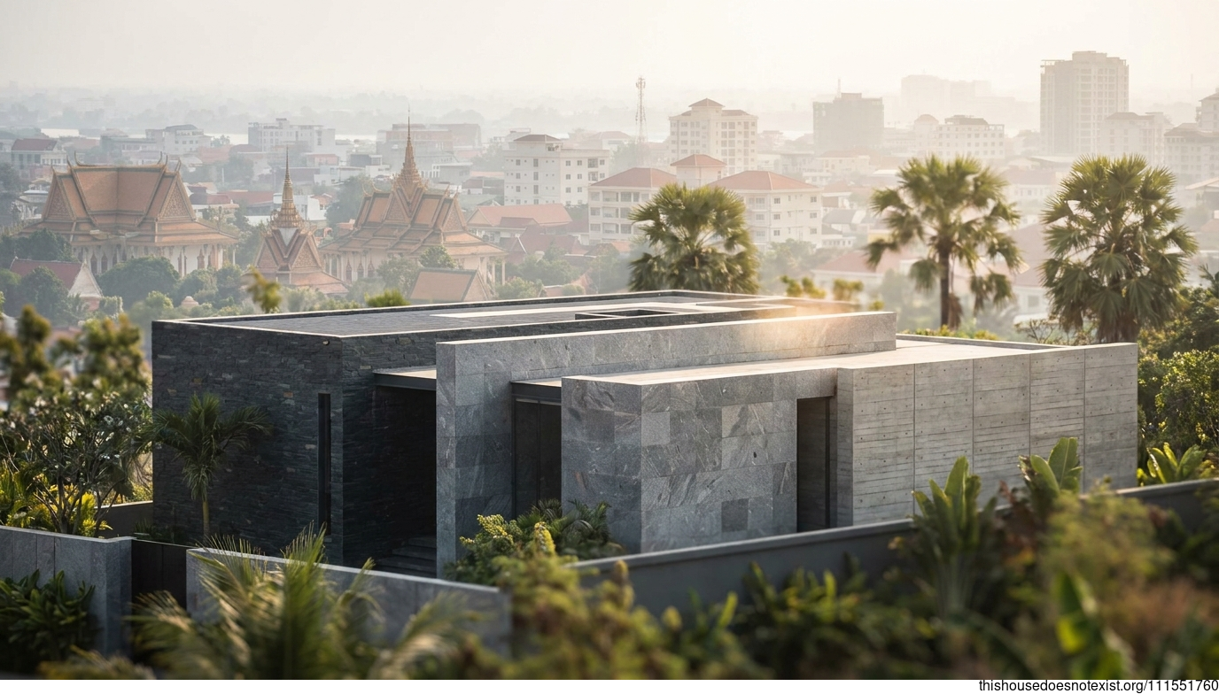 Phnom Penh Modern Granite Facade