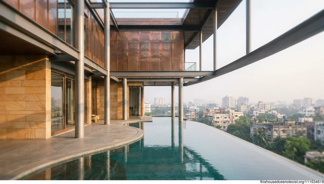 Kolkata's Circular Steel Infinity Haven