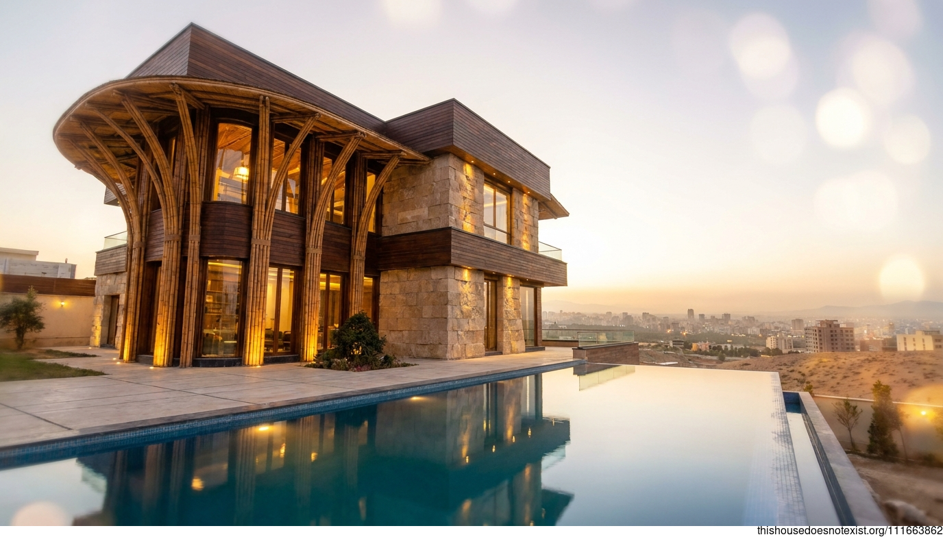 Qom Sunset Deco Infinity Retreat