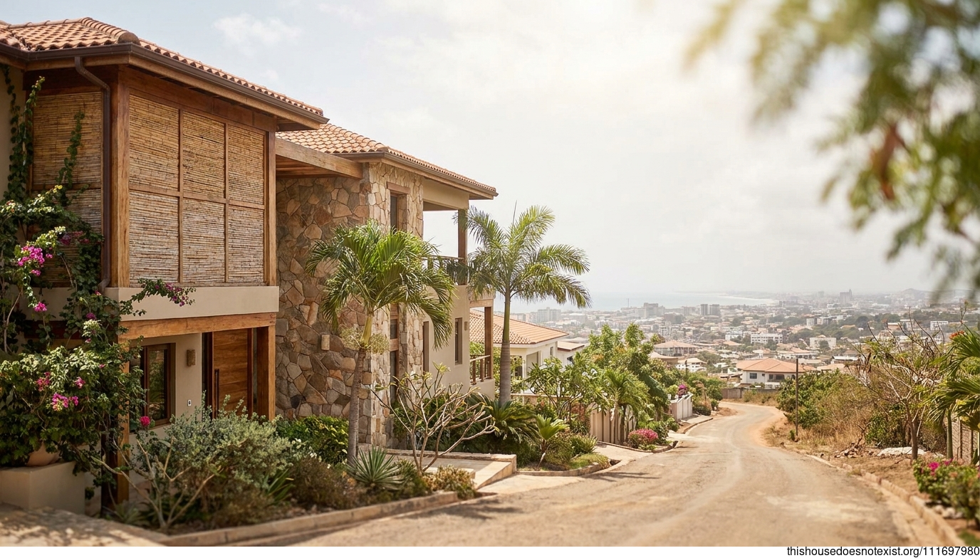 Accra's Bamboo Rock Rectangle