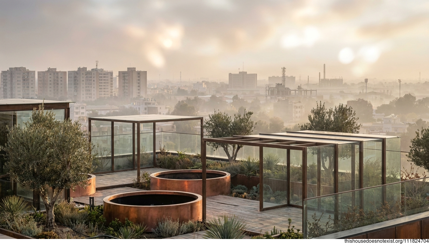 Ahvaz Copper Orbit Garden