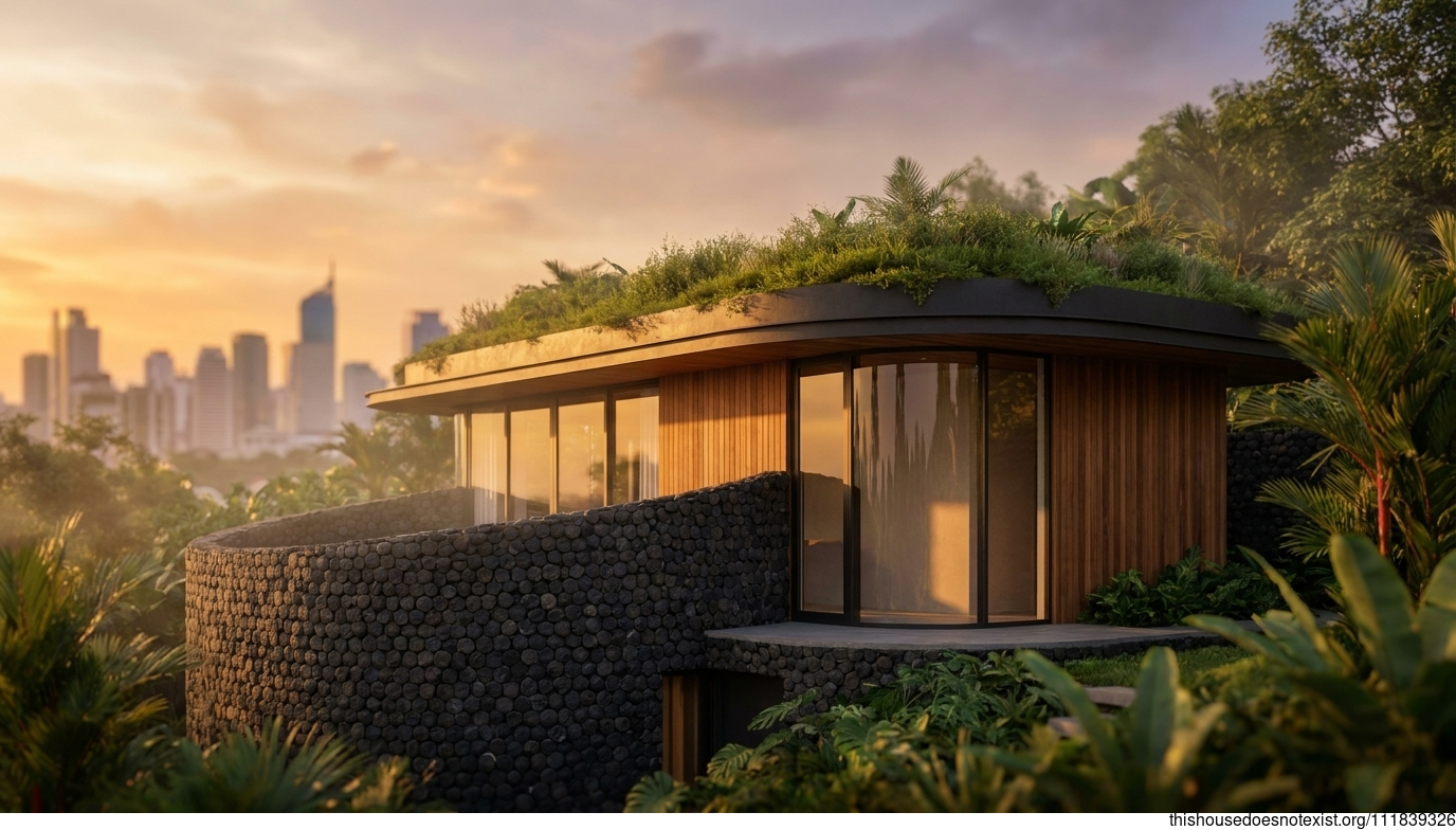 Jakarta's Black Stone Sunset Circle