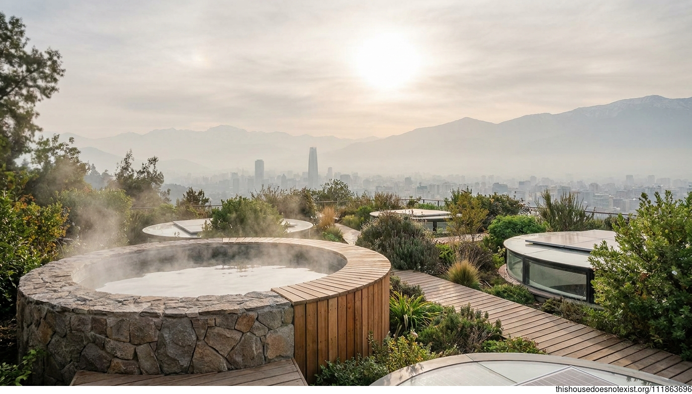 Santiago's Eco-Circular Cedar Oasis