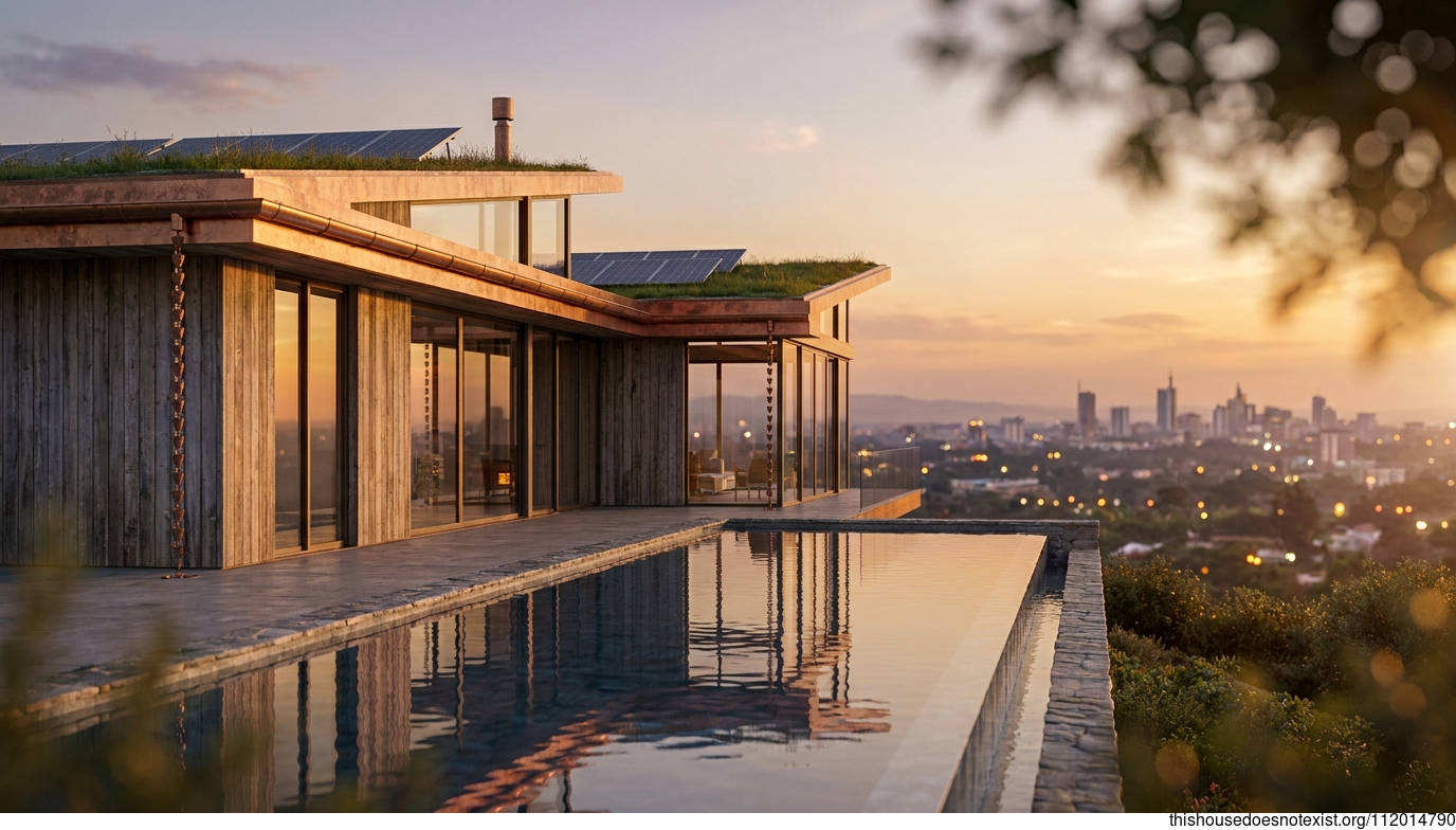 Nairobi Sunset Copper Infinity Haven