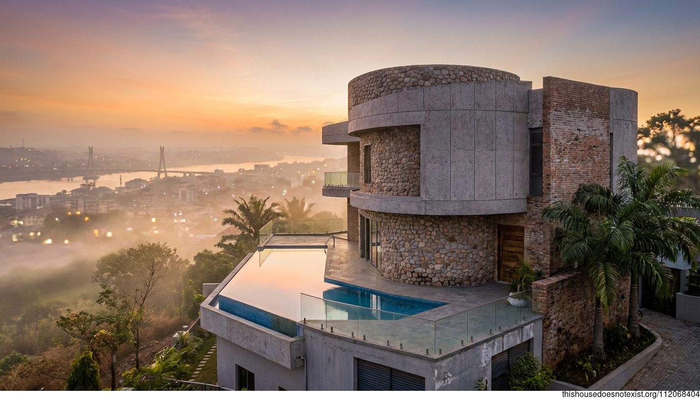 Futuristic Granite Dawn in Onitsha