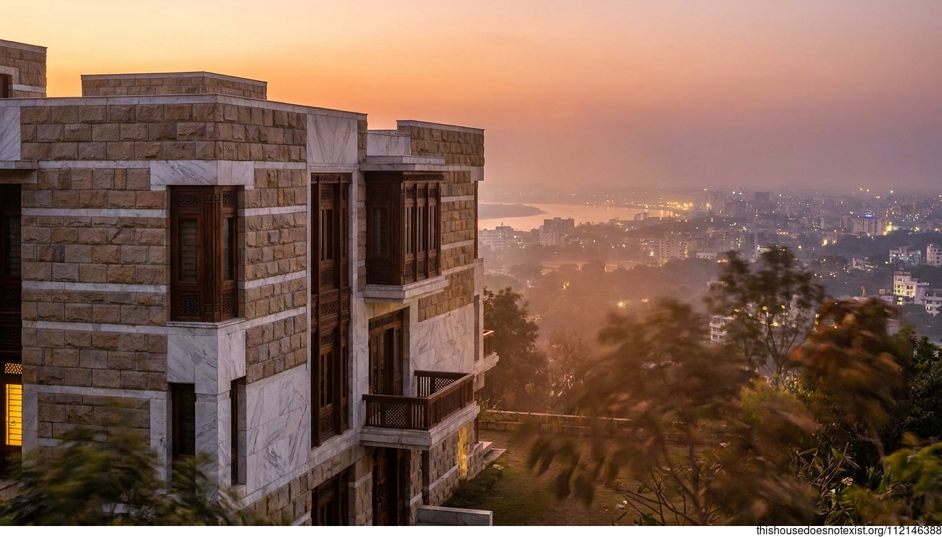 White Marble Deco Sunset in Chittagong