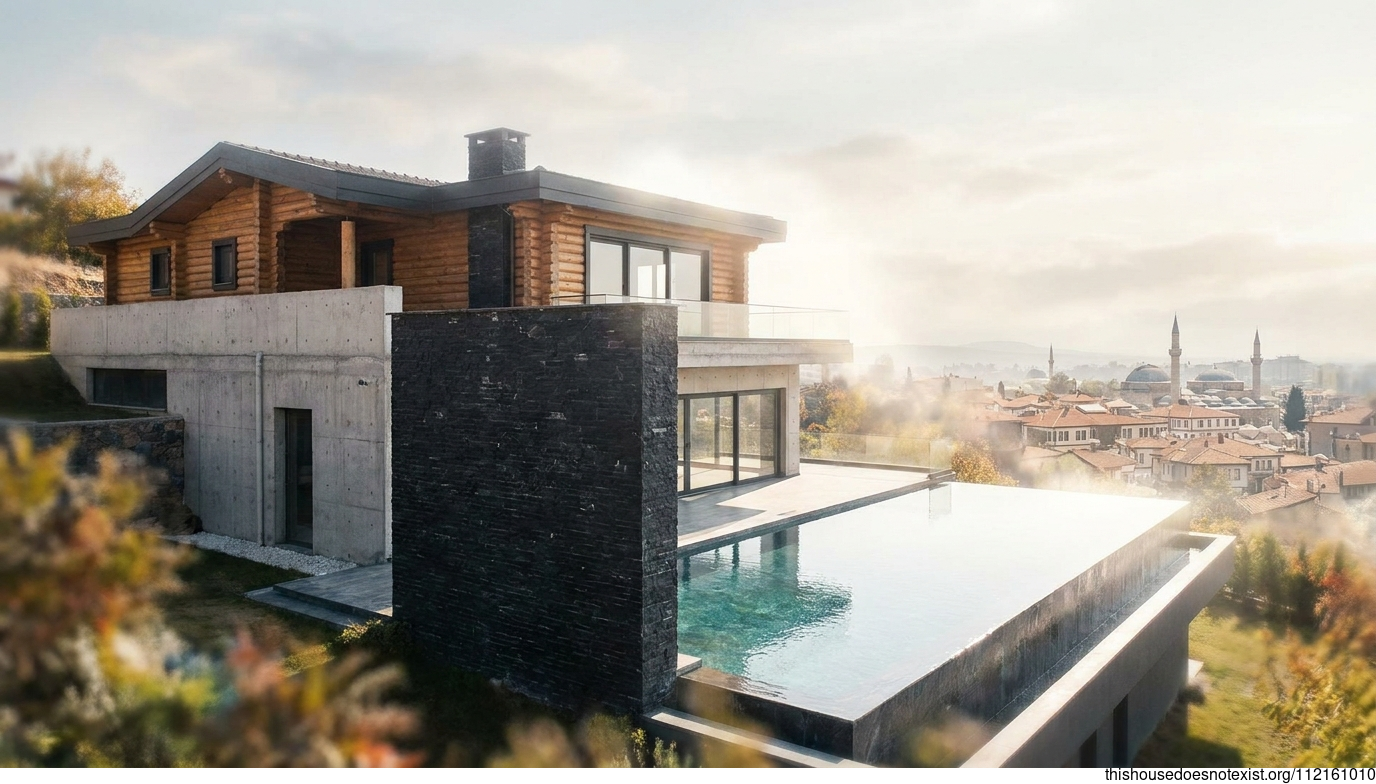 Konya's Black Stone Circular Maximalist Retreat