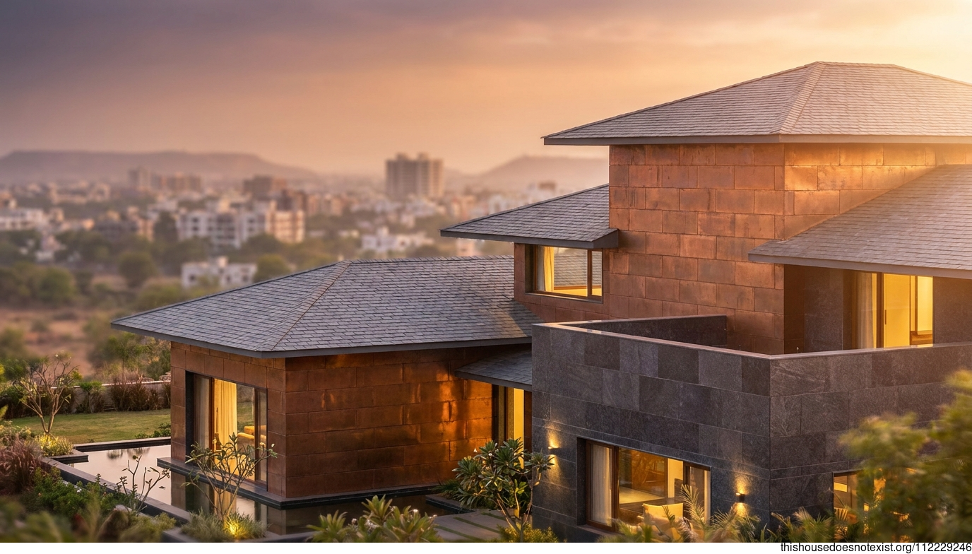 Rajkot Sunset Copper Granite Retreat