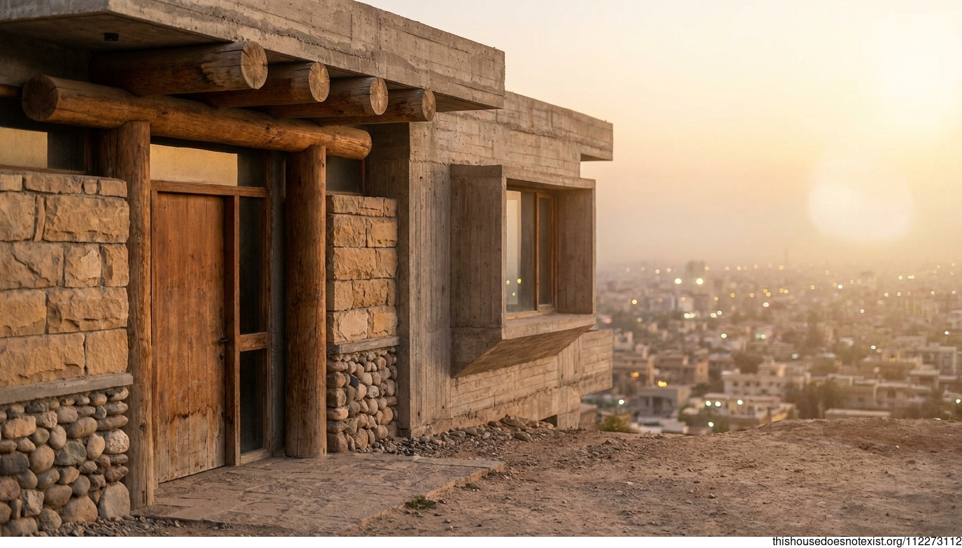 Baghdad Brutalist Sunset Rounds