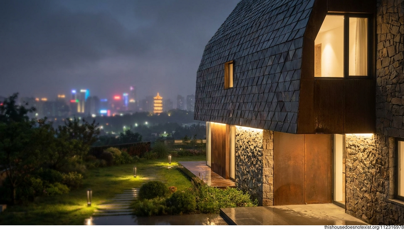 Eco-Friendly Triangular Night Residence