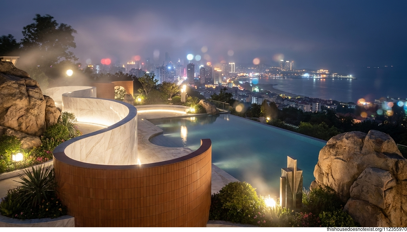 Night Infinity Pool