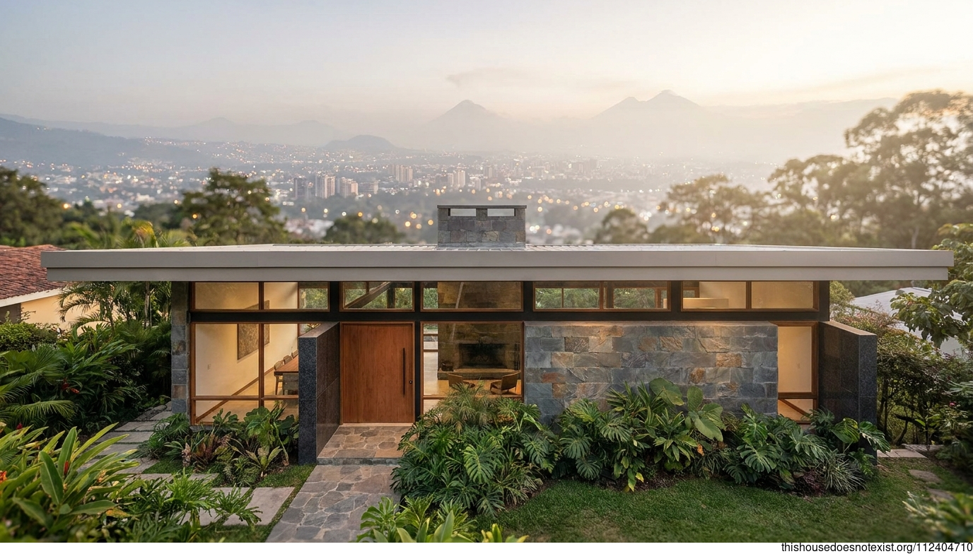 Mid-Century Modern House in Guatemala City