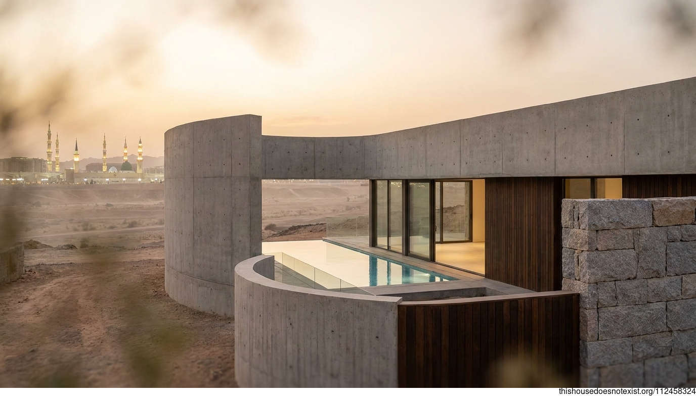 Circular Concrete Eco-House