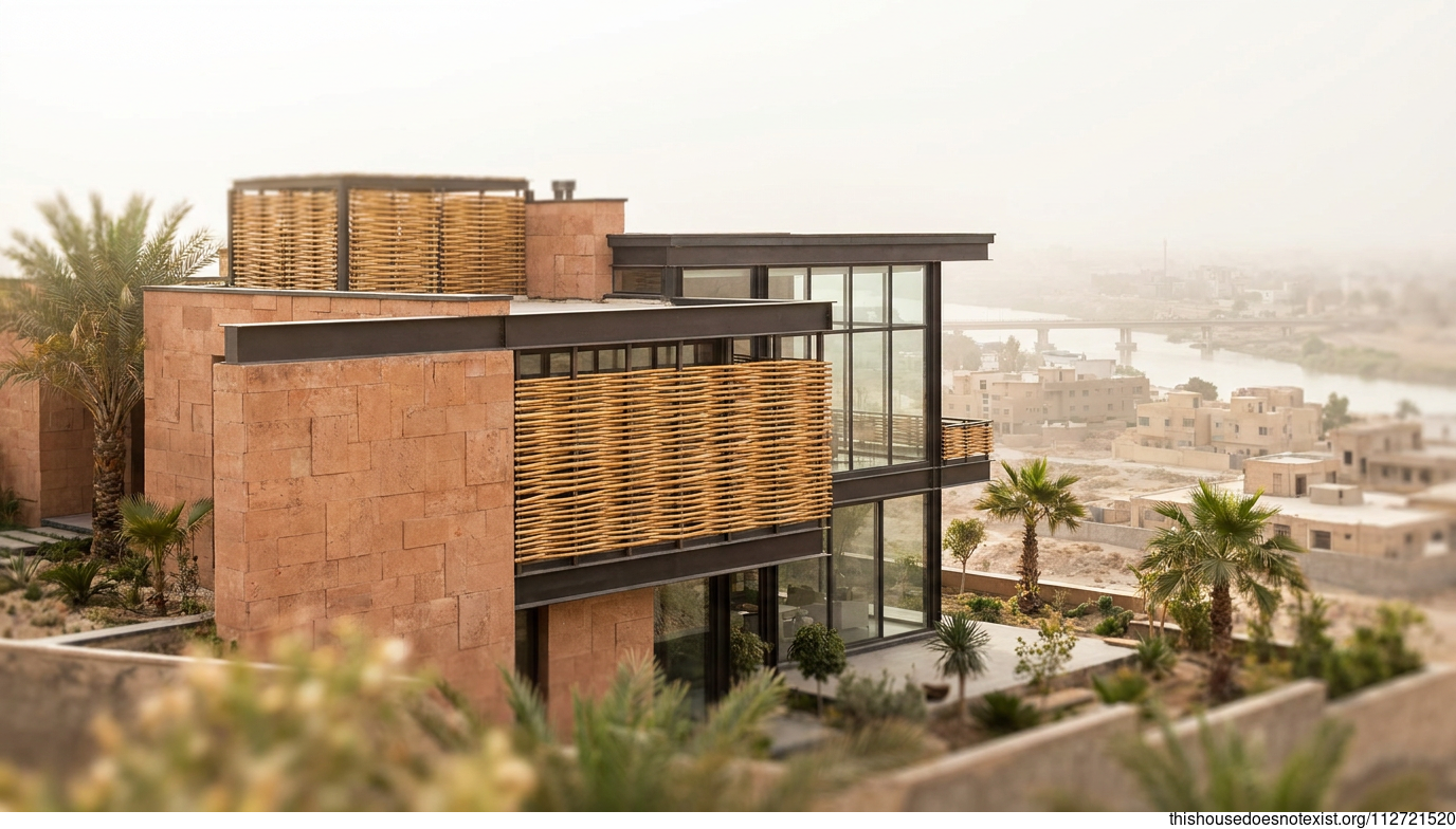 Modern Industrial Terracotta Home