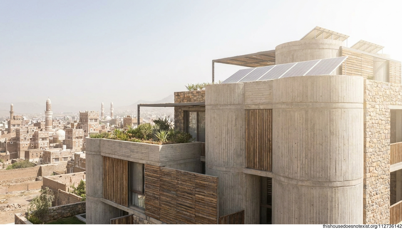 Eco-Friendly Circular Home in Sana'a