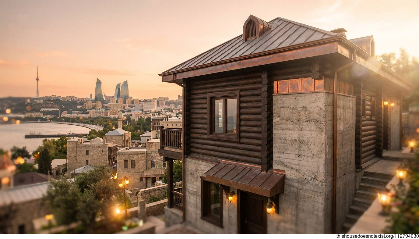 Timber Copper Sunset Home