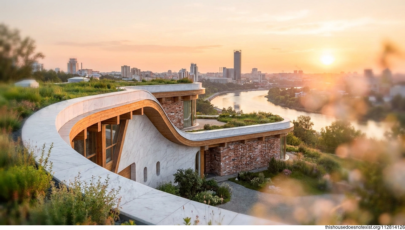 Modern Eco House in Yekaterinburg