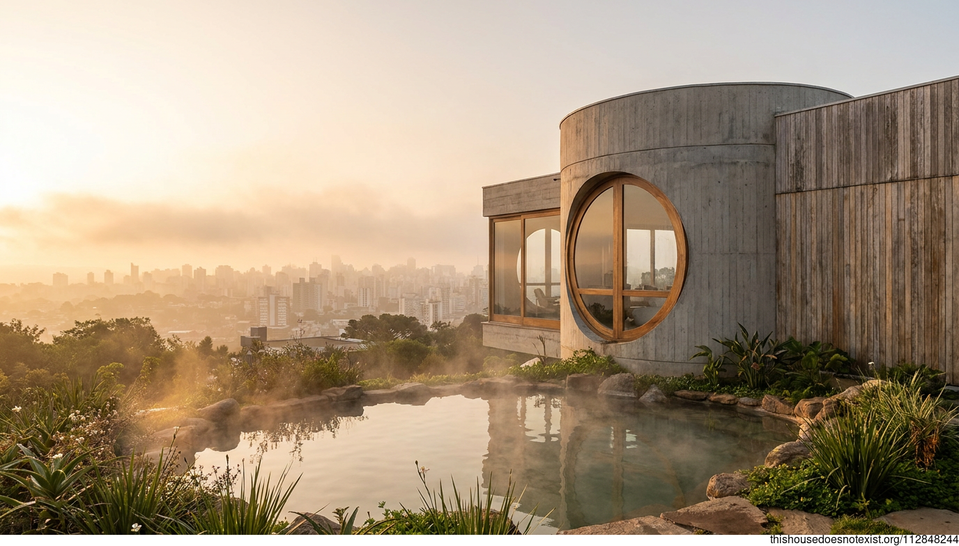 Circular Sunrise Retreat