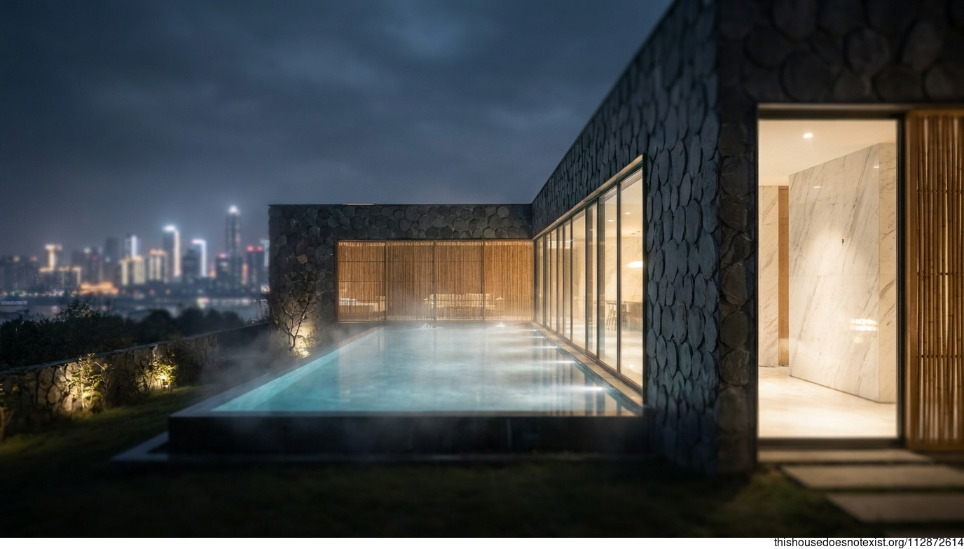 Modern Mid-Century Minimalist Wuhan Villa