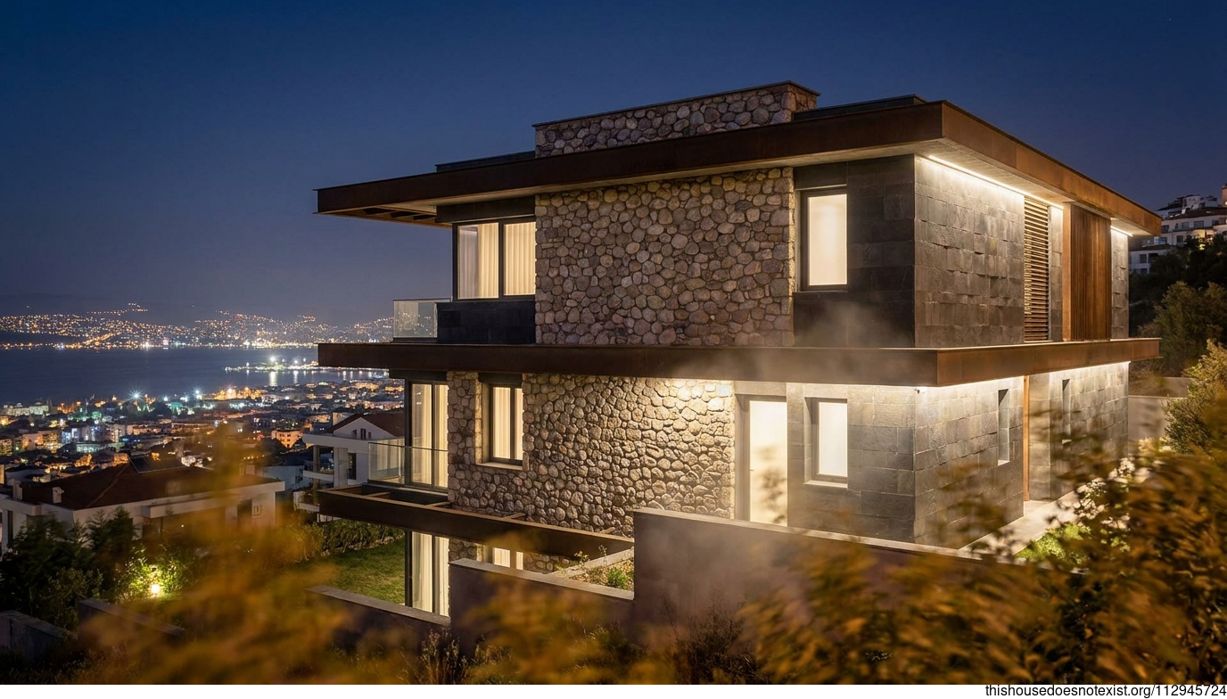 Modern Stone House in Izmir