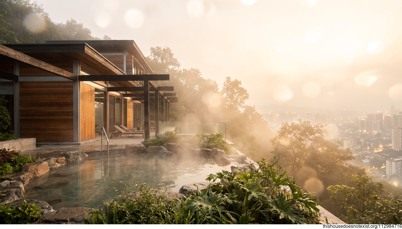 Modern Tropical Cedar House