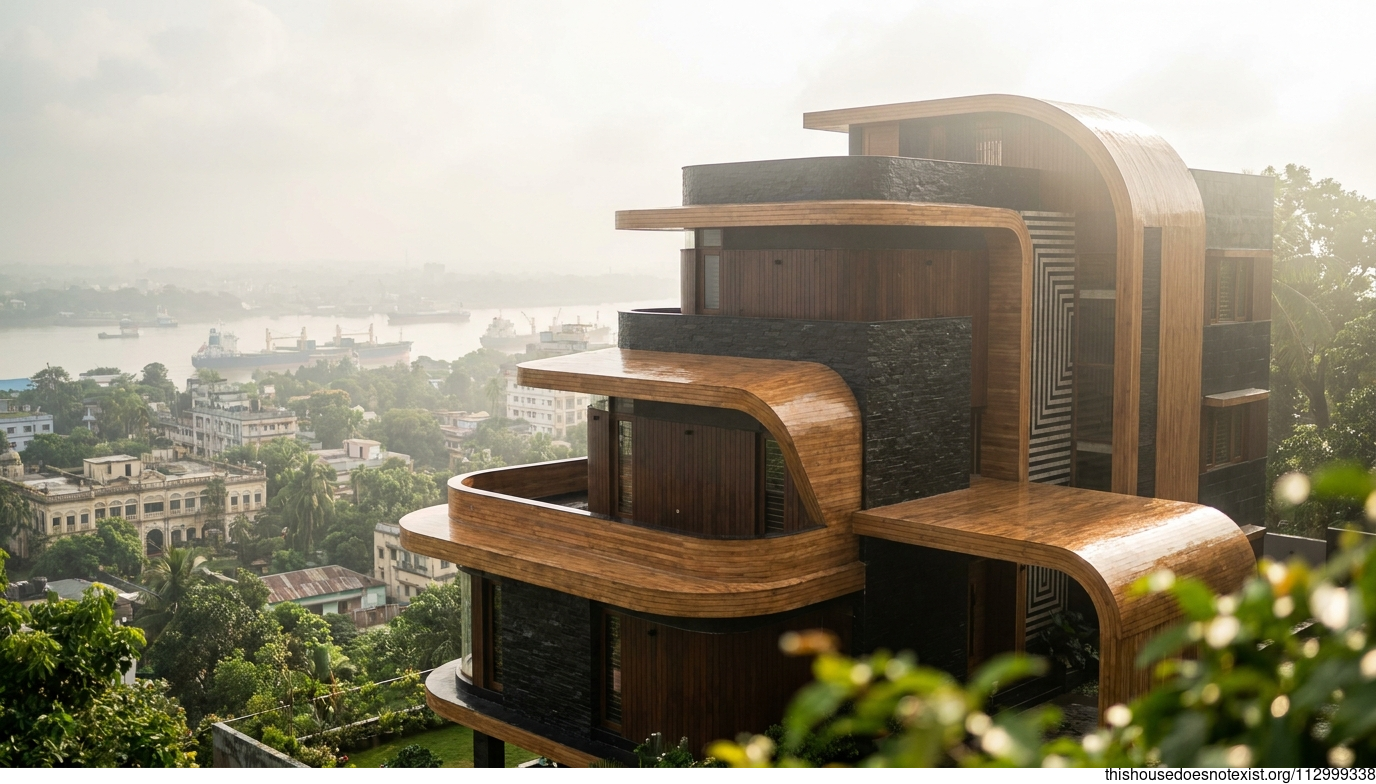 Modern Chittagong Timber Home