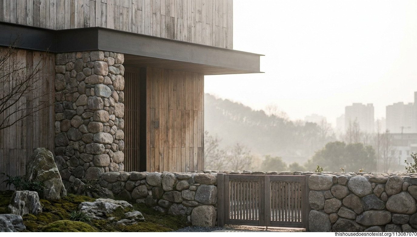 Japanese-Inspired Minimalist Rectangular Cedar House