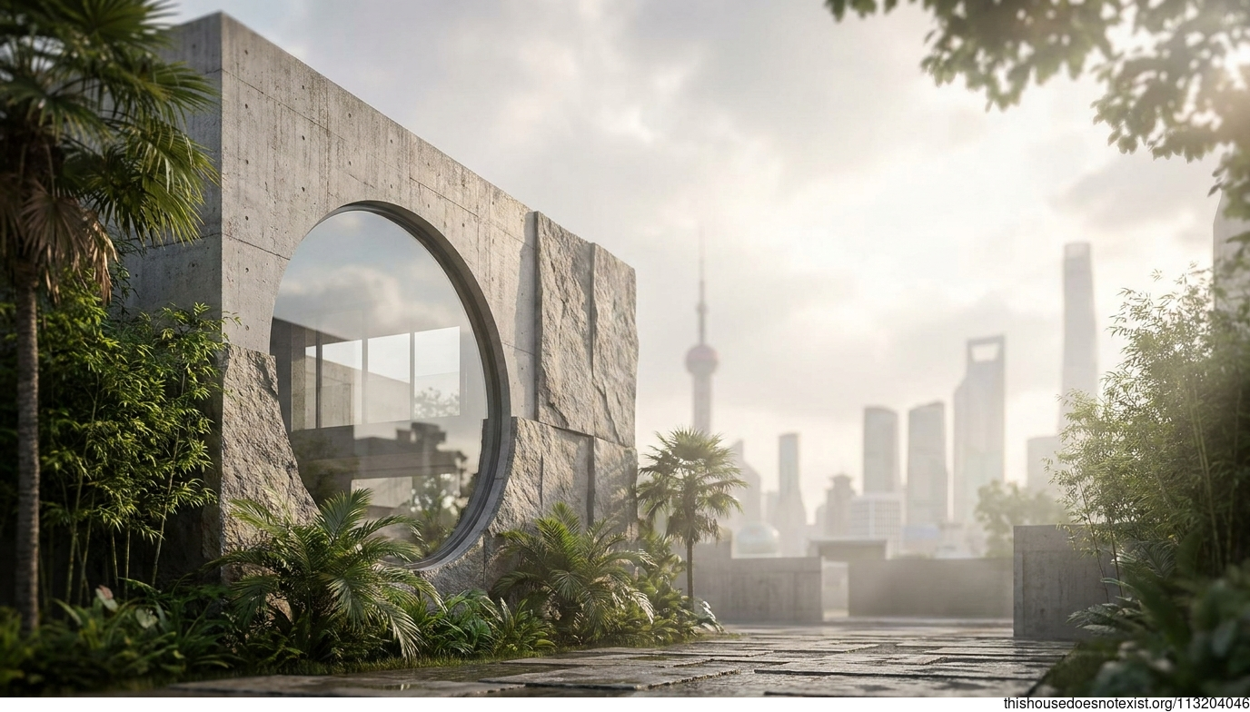 Modern Tropical Minimalist Shanghai House