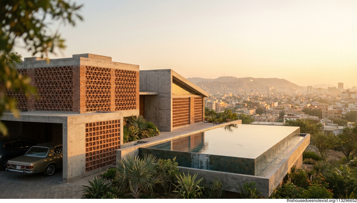 Karachi Mid-Century Sunset Villa