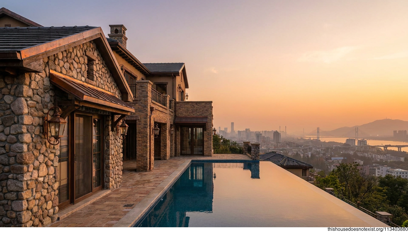 Modern Nanjing Mediterranean Granite Residence