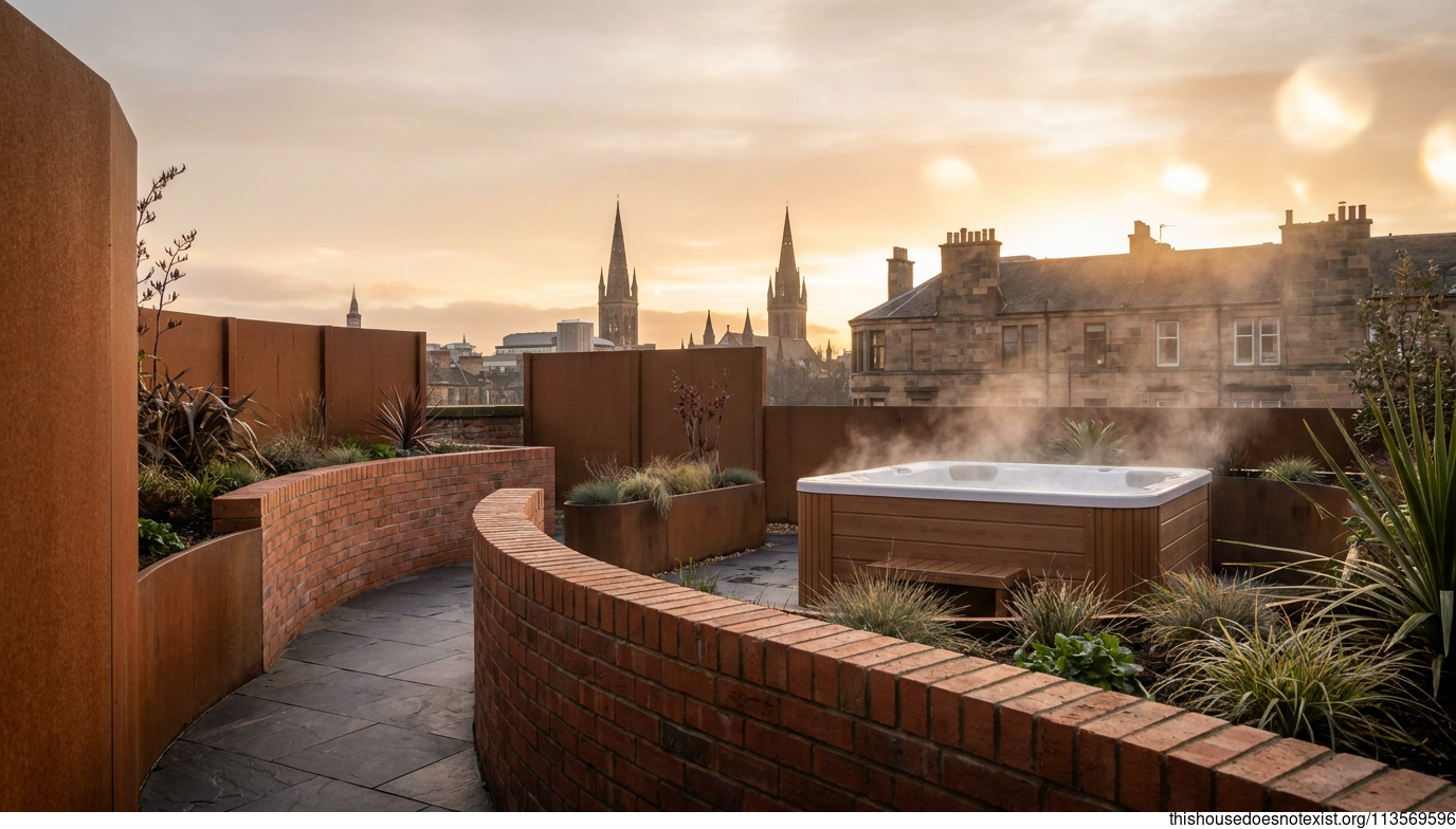 Modern Minimalist Glasgow Garden Retreat